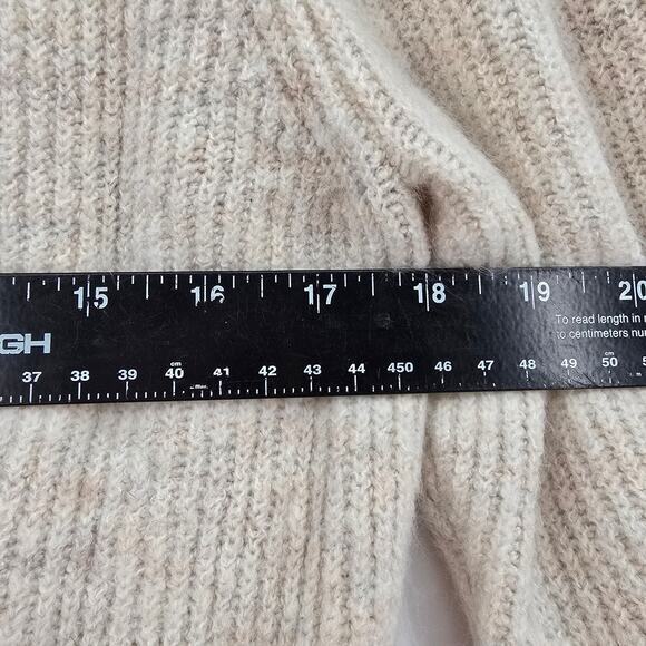 1.State Women's Brushed Knit Mock Turtleneck Open Cut Out Back Sweater Size M - Picture 13 of 14